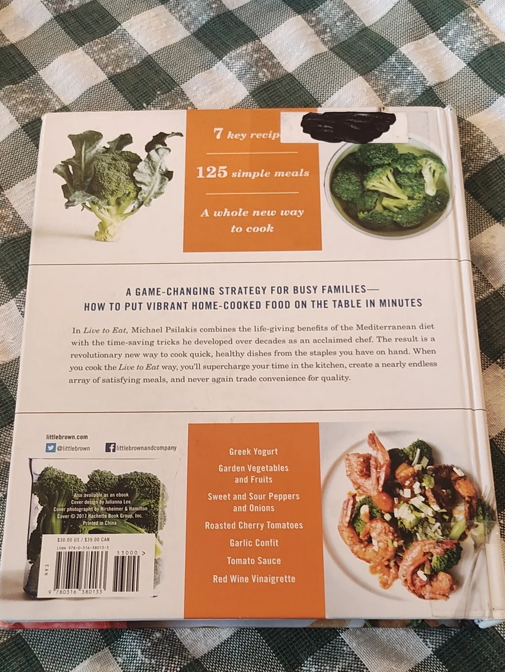 COOKBOOK: LIVE TO EAT THE MEDITERRANEAN WAY